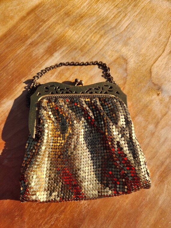 Vintage Gold Whiting & Davis Chainmail Purse - image 7