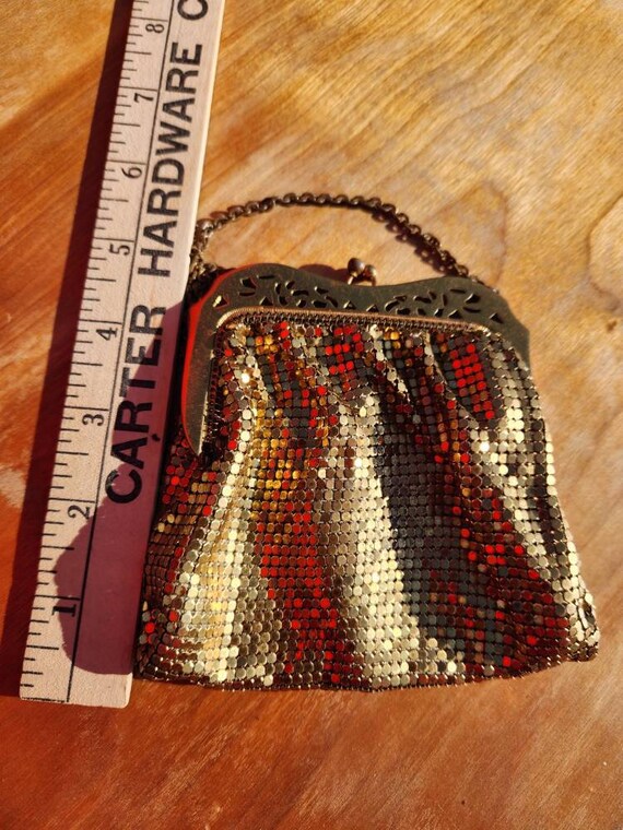 Vintage Gold Whiting & Davis Chainmail Purse - image 4