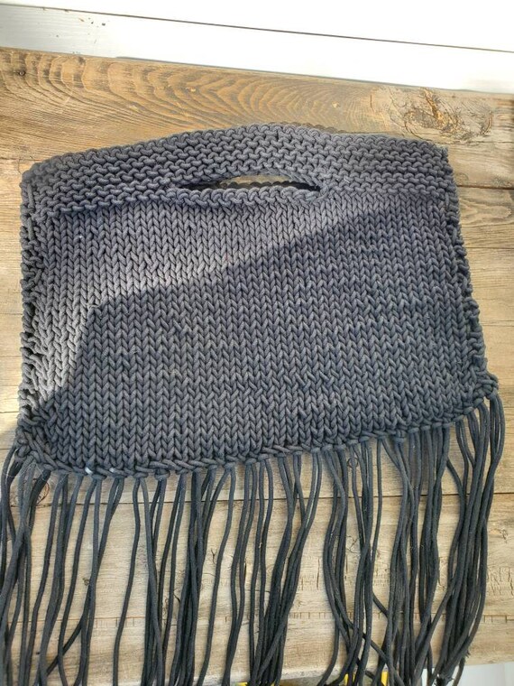 Mersea Crochet Clutch Bag Boho