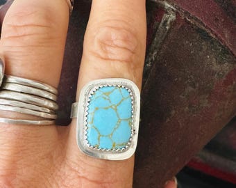ESS (edison Sandy Smith) STERLING Navajo Ring - Etsy