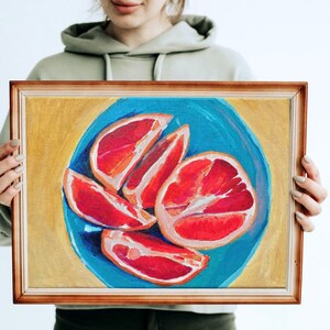Grapefruit in Acrylic