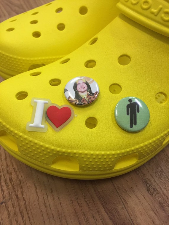 3 I Love Billie Eilish Shoe Charms for Crocs Etsy