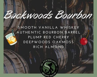 SlackSquatch "Backwoods Bourbon" Beard Butter