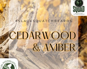 SlackSquatch "Cedarwood " Amber" Beard Oil