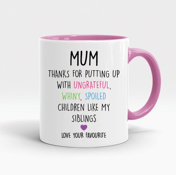 Funny gift for mum mother's day birthday gifts christmas Etsy