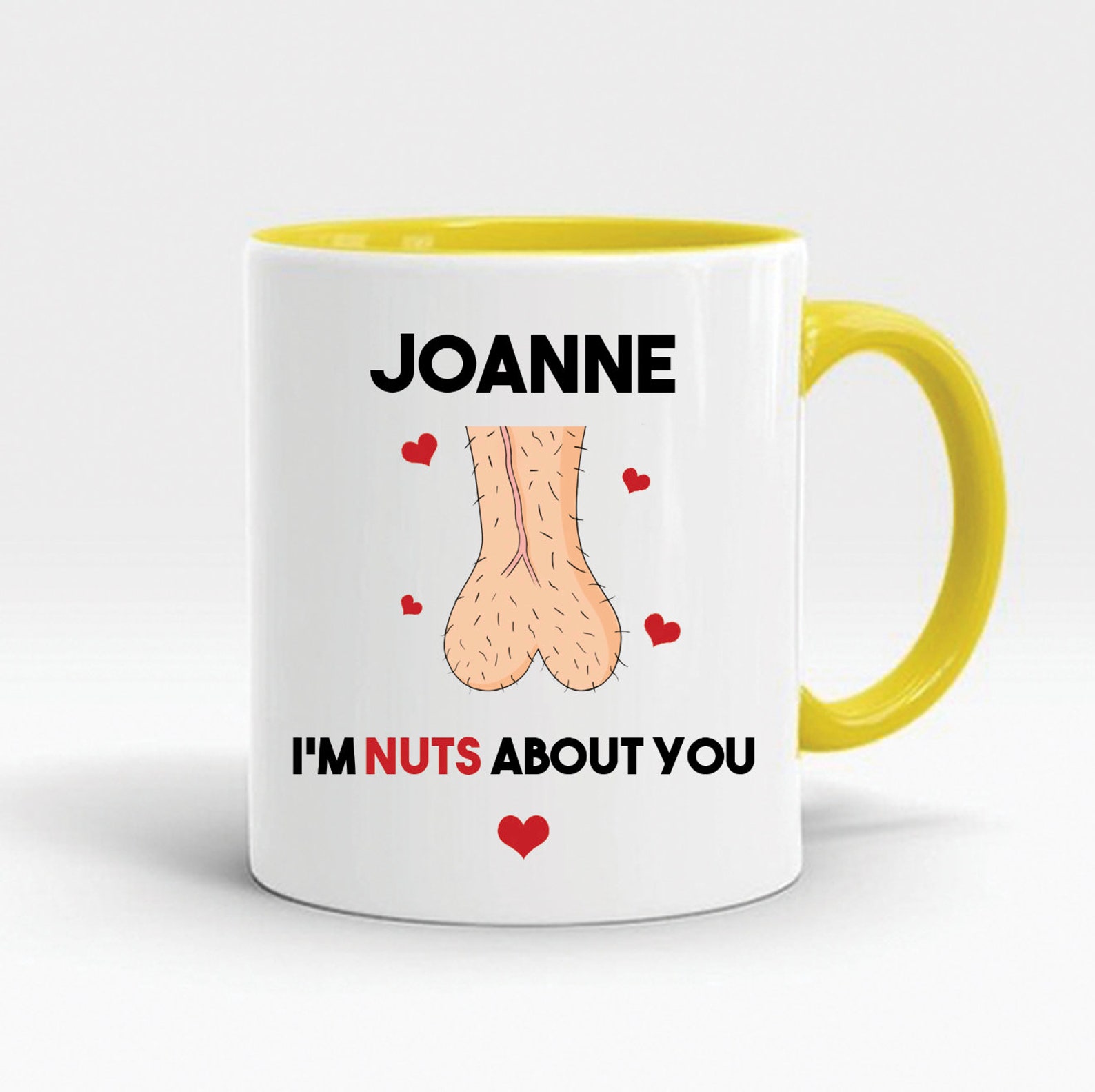 Im Nuts About You Funny Personalised Gifts Husband Wife Etsy