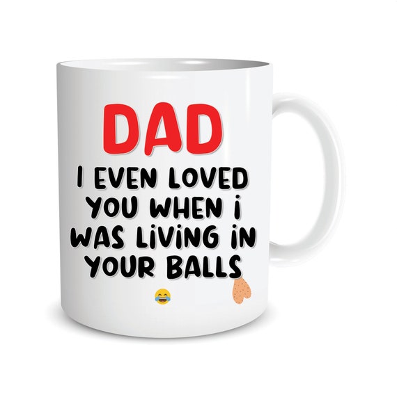 Funny Birthday Gifts PERSONALISED Rude Gifts for DADDY GRANDAD DAD Novelty 