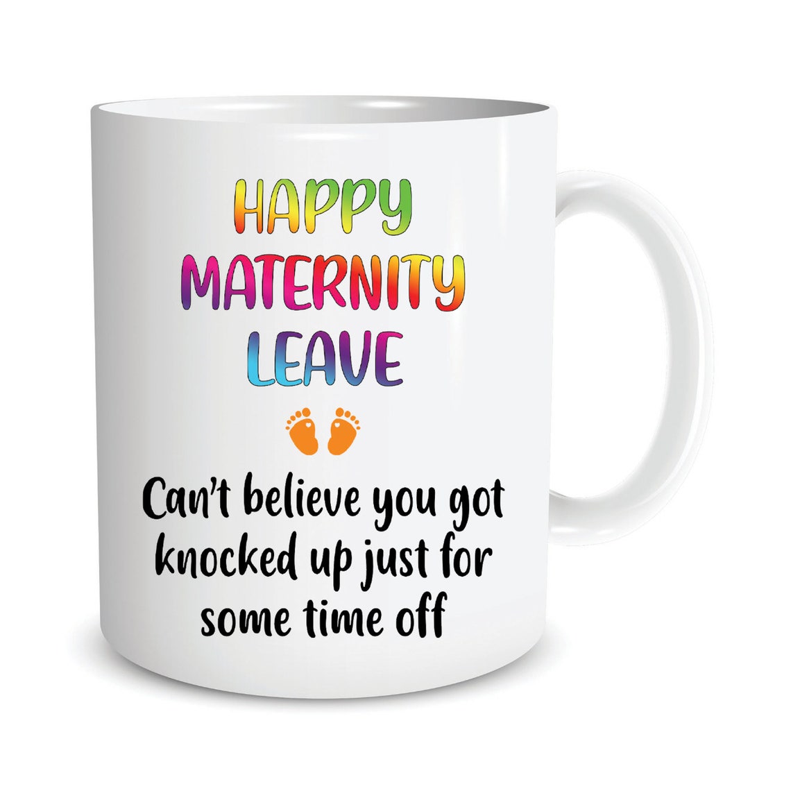 Funny Maternity Leave Gifts Knocked Up For Some Time Off Etsy