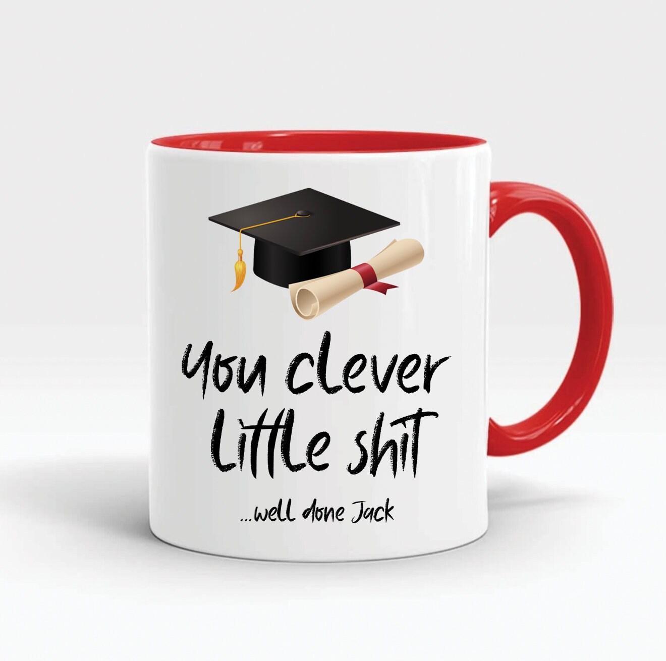 Funny Personalised Graduation Gifts Novelty Present You Clever Etsy