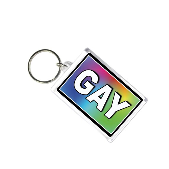 Funny Keyring for Gay Novelty Gift for Gay Friend Lesbian Joke Etsy