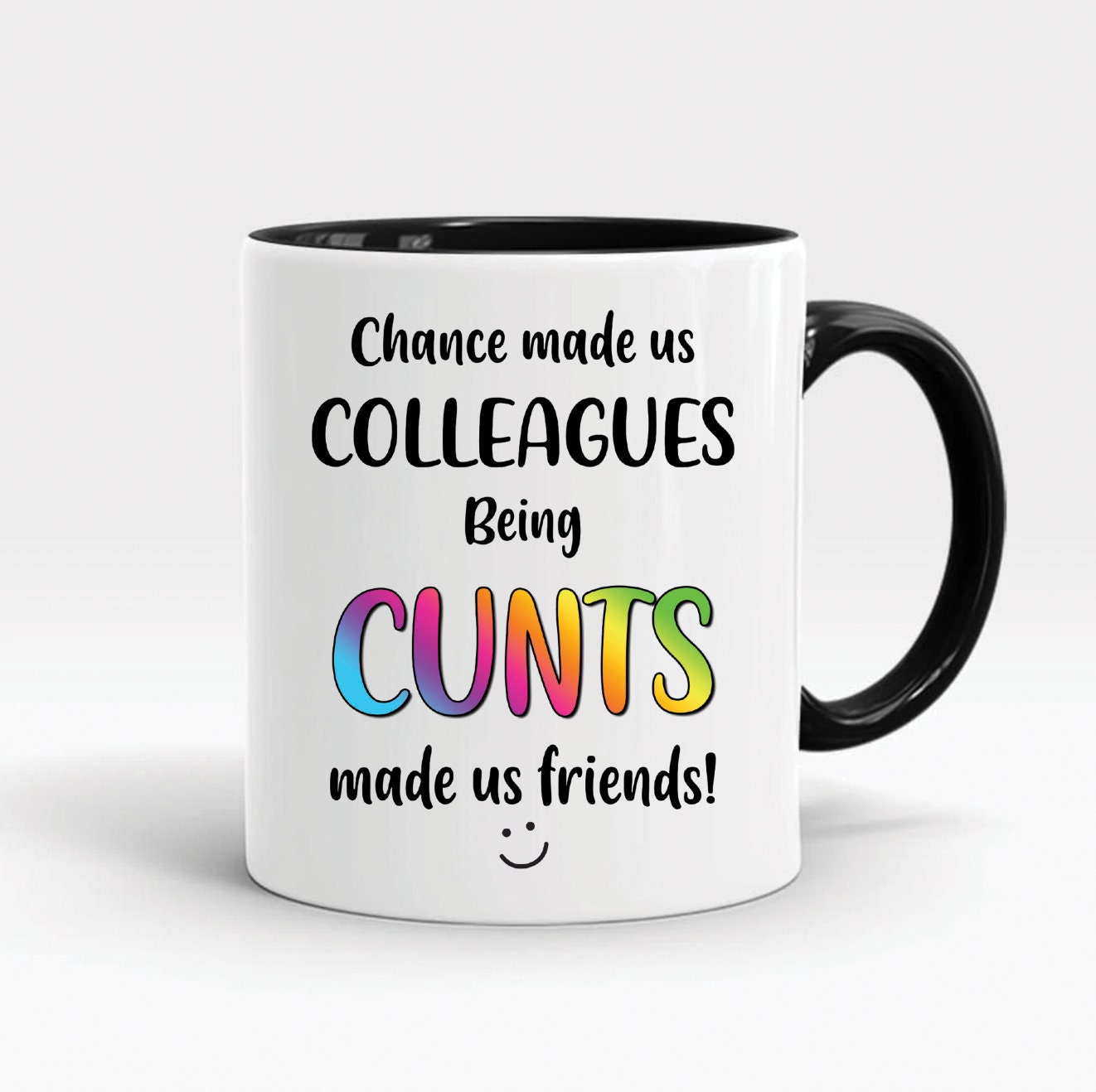 Funny Leaving Gifts Coffee Mugs Chance Made Us Colleagues Etsy