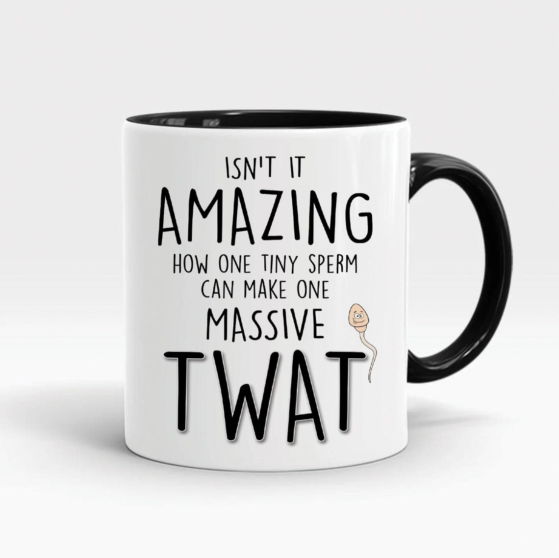 Funny Rude Novelty Gifts Coffee Mug One Tiny Sperm Can Make Etsy