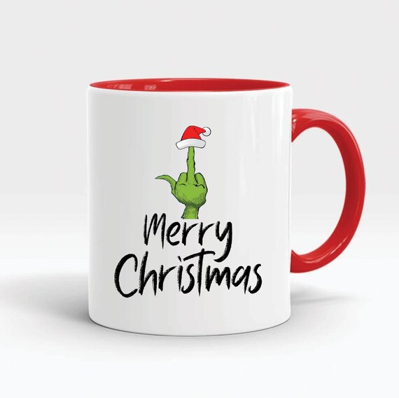 Funny Christmas Coffee Mugs Merry Christmas Novelty Gifts Etsy