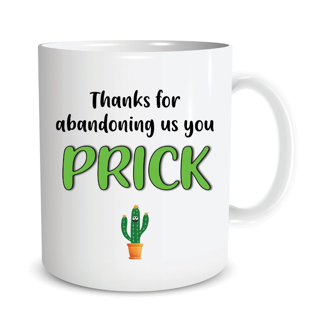 Funny Leaving Work New Job Gift Thanks For Abandoning Us You Etsy