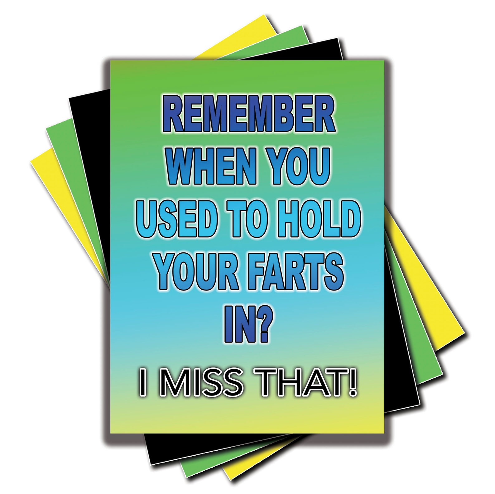 Funny Fart Cards Remember When You Used to Hold Your Farts in Etsy