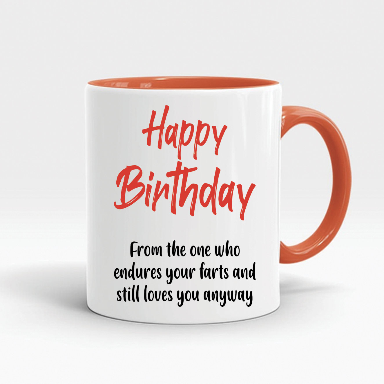 Funny coffee mugs happy birthday gifts endures your farts love Etsy