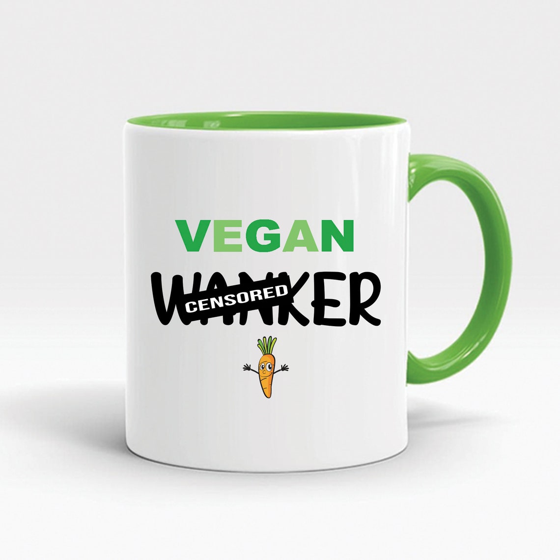 Funny Gift For Vegan Vegetarian Gifts Vegan Wanker Joke Etsy