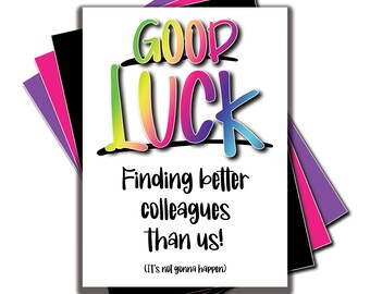 Salutations De Depart A La Retraite Etsy Canada