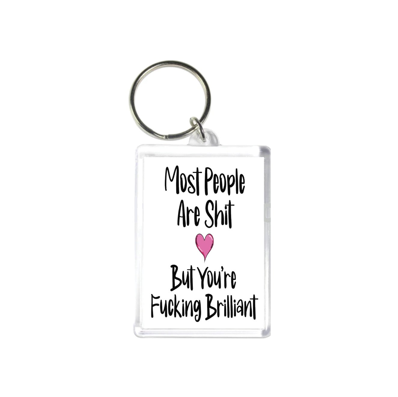 Funny Keyring For Best Friend Work Colleague Most People Are Etsy