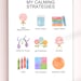 My Calming Strategies Chart & Poster for Kids (Instant Download) - Etsy