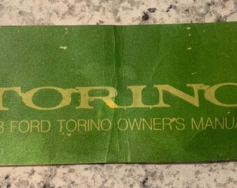1973 Ford Torino Owner’s Manual - Vintage Original