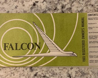 1965 Falcon Registered Owner’s Manual - Vintage Original