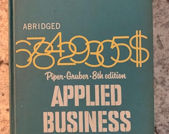 Applied Business Mathematics - 1965