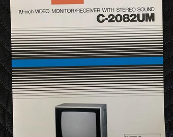 Vintage JVC Television Manual