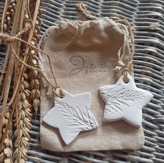 ハンドメイド☆バスケット (Buy Clay White STAR Fern Leaf ハンドメイド☆バスケット (Buy Clay White STAR Fern Leaf