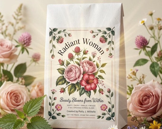 Featured listing image: Radiant Woman Beauty Tea | Organic Herbal Blend for Hair, Skin & Nails