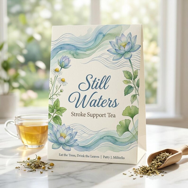 Still Waters Stroke Support Tea™ – Herbal Wellness Blend for Recovery, Inflammation & Peace of Mind immagine 2