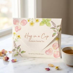 Hug in a Cup™ | Gentle Herbal Tea for Calm & Comfort | Caffeine-Free Comfort Blend image 1