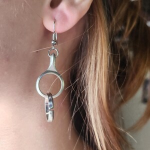 Tiered Clarinet Key Earrings