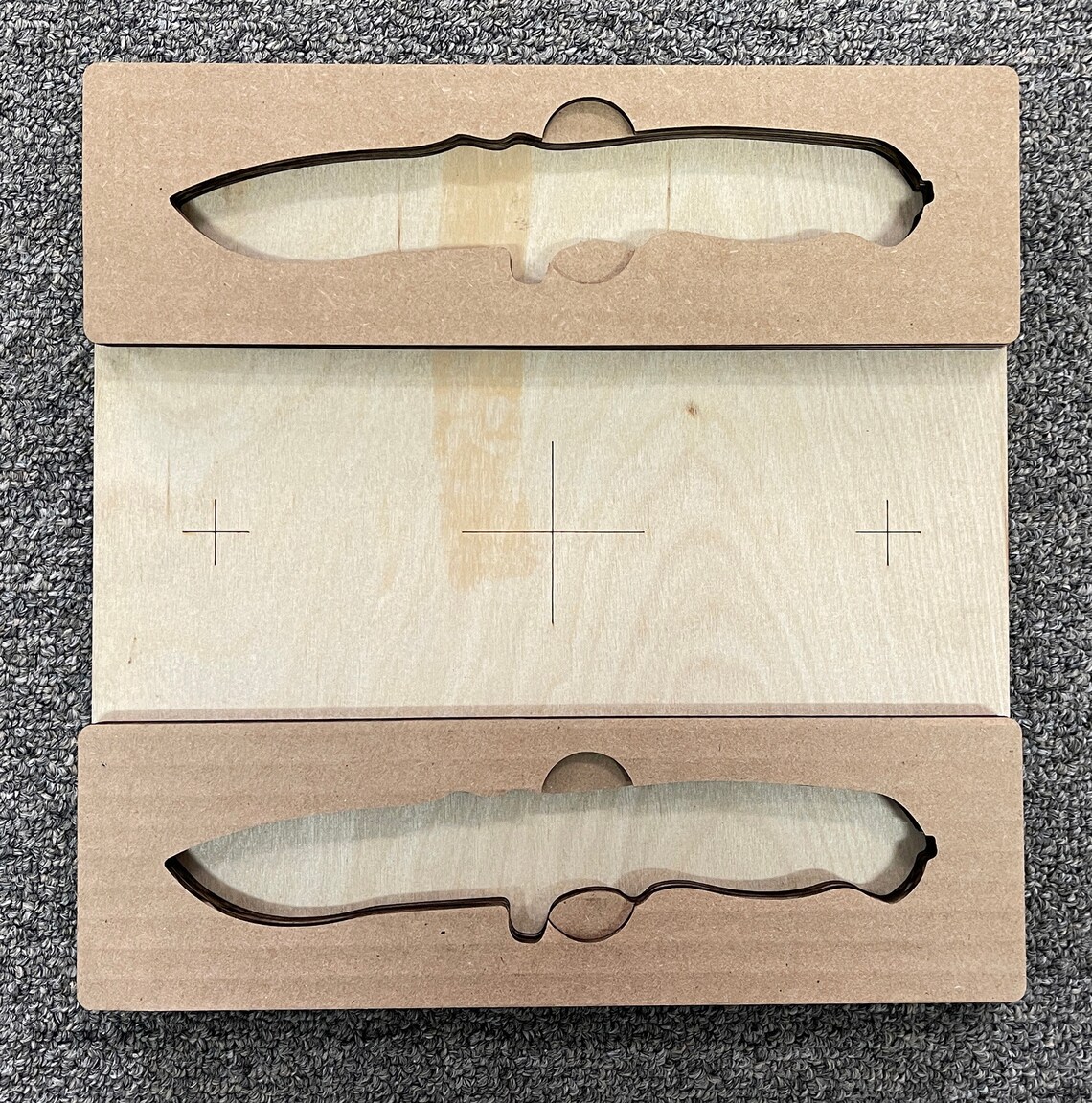 Laser Jig for Pocket Knife Engraving File Only Template Etsy