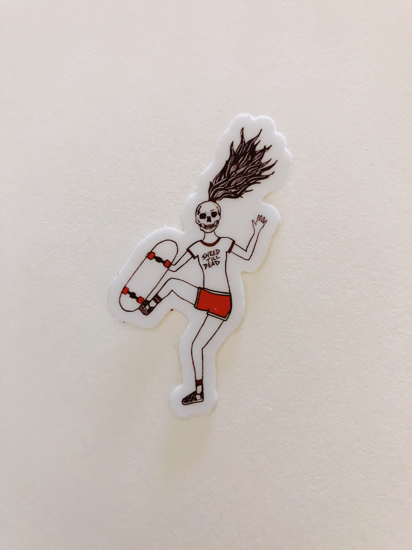 Skater Girl Sticker Etsy