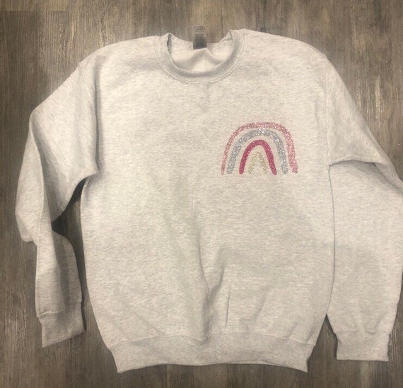 Glitter rainbow jumper deals
