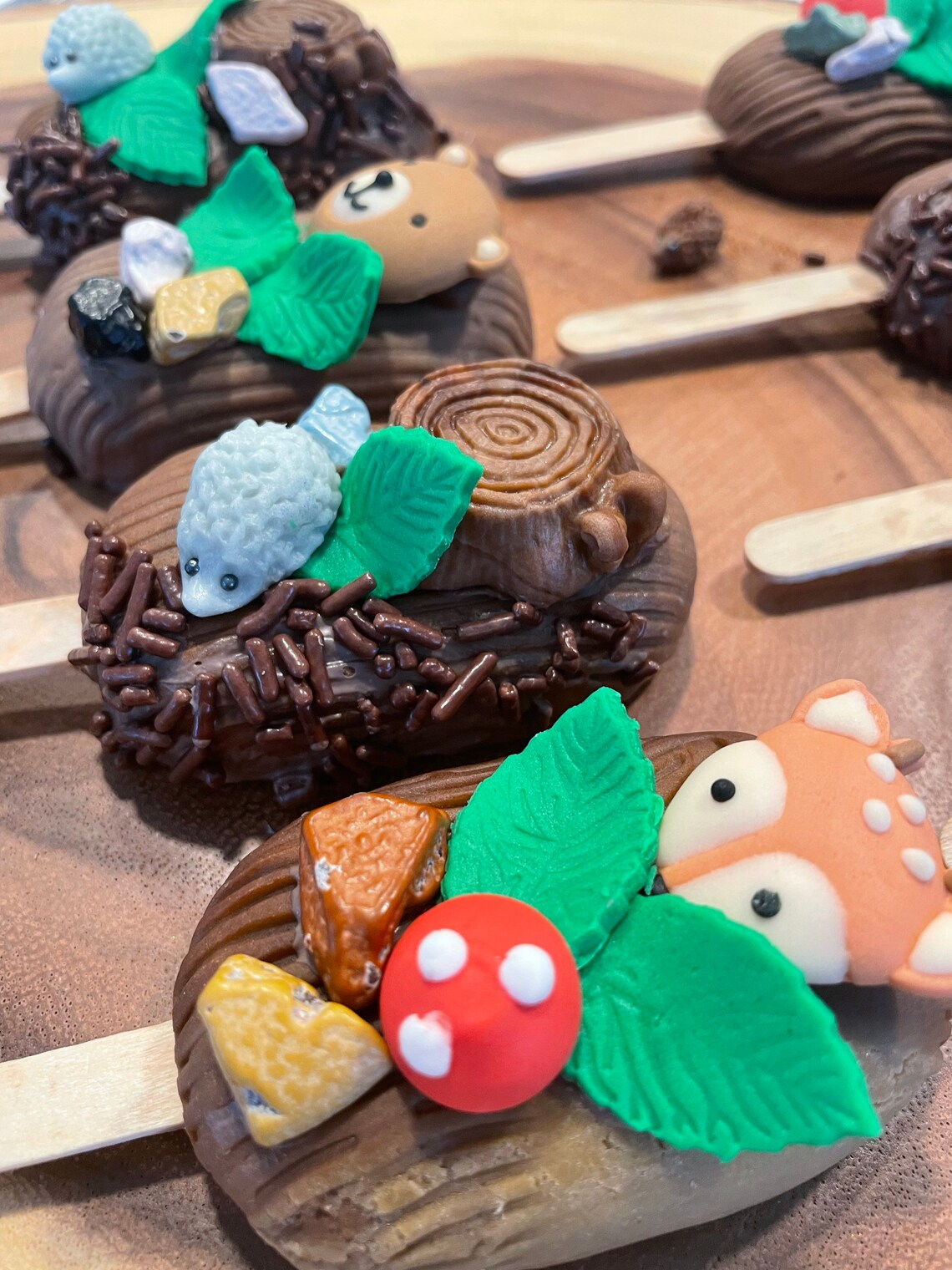 8 Woodland Animals Cakesicles Perfect for Baby Shower Etsy