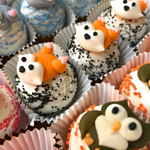 12 or 24 bite size Woodland Animal cake truffles!