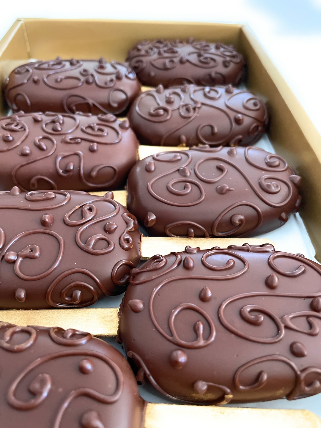 Elegant Chocolate Cakesicles Perfect for Special Occasions Etsy