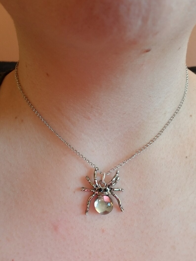 Spider Necklace on 18 inch Chain