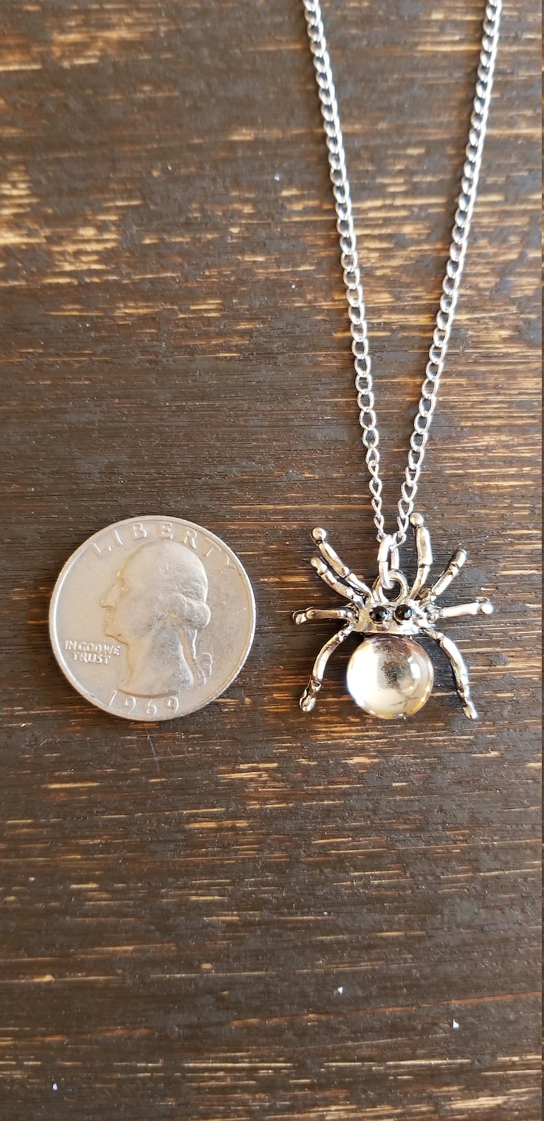 Spider Necklace on 18 inch Chain