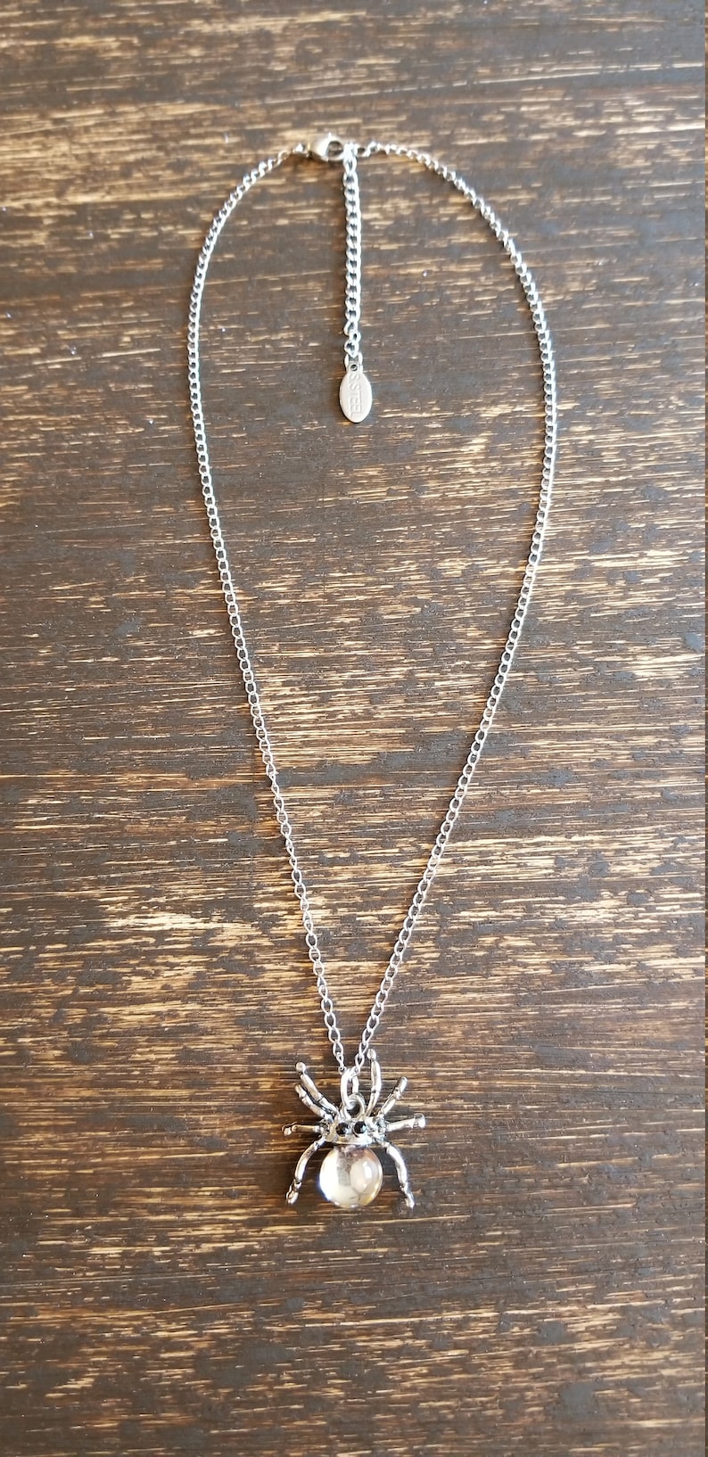Spider Necklace on 18 inch Chain
