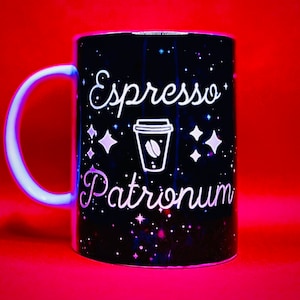 Espresso Patronum Coffee Mug | 12 oz or 15 oz Coffee Mug | Magic Gift | Dishwasher Safe