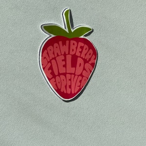 The Beatles Strawberry Fields Forever Sticker (Glossy or Weatherproof)