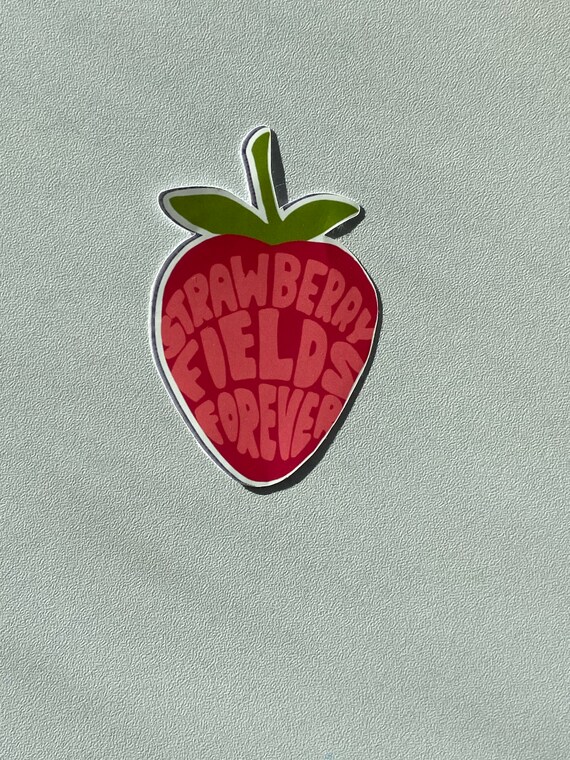The Beatles Strawberry Fields Forever Sticker (Glossy or Weatherproof)