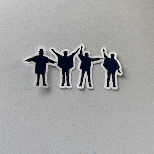 The Beatles HELP Sticker (Glossy or Weatherproof)