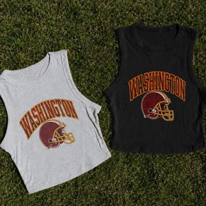 Linne inspirerat av Washington Football Vintage | Linne för kvinnor | Sportgåvor i DC-området för henne