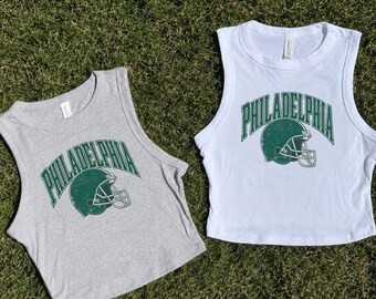 Philadelphia Football Vintage Inspired Tank | Women's Tank Top | Philly Gifts for Her