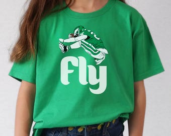 Camiseta juvenil Barkley Backwards Hurdle: Camiseta infantil de fútbol americano de Filadelfia