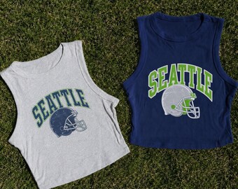 Seattle Football Vintage Inspired Tank | Women's Tank Top | Seattle Gifts for Her